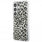 Husa Guess IML Leopard Print Triangle cu MagSafe compatibila cu Samsung Galaxy S26 Ultra, Negru 3 - lerato.ro