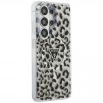 Husa Guess IML Leopard Print Triangle cu MagSafe compatibila cu Samsung Galaxy S26 Ultra, Negru 5 - lerato.ro