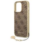 Carcasa Guess 4G Charms Collection compatibila cu iPhone 14 Pro Max, Maro 6 - lerato.ro