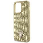 Carcasa Guess Rhinestone Triangle compatibila cu iPhone 14 Pro Max, Gold 7 - lerato.ro