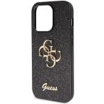 Carcasa Guess Glitter Script Big 4G compatibila cu iPhone 14 Pro Max, Negru 7 - lerato.ro