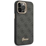 Carcasa Guess 4G Vintage Gold Logo compatibila cu iPhone 14 Pro Max, Negru 5 - lerato.ro