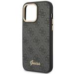 Carcasa Guess 4G Vintage Gold Logo compatibila cu iPhone 14 Pro Max, Negru 7 - lerato.ro