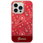 Carcasa Guess Bandana Paisley compatibila cu iPhone 14 Pro Max, Rosu 2 - lerato.ro