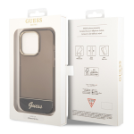 Carcasa Guess Translucent compatibila cu iPhone 14 Pro Max, Negru 9 - lerato.ro