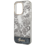 Carcasa Guess Porcelain Collection compatibila cu iPhone 14 Pro Max, Gri 7 - lerato.ro