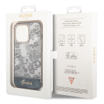 Carcasa Guess Porcelain Collection compatibila cu iPhone 14 Pro Max, Gri 9 - lerato.ro