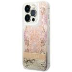 Carcasa Guess Paisley Liquid Glitter compatibila cu iPhone 14 Pro Max, Gold 3 - lerato.ro