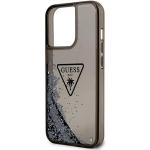 Carcasa Guess Liquid Glitter Palm Collection compatibila cu iPhone 14 Pro Max, Negru 7 - lerato.ro