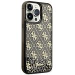 Carcasa Guess Liquid Glitter 4G Transculent compatibila cu iPhone 14 Pro Max, Negru 5 - lerato.ro