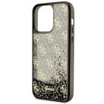 Carcasa Guess Liquid Glitter 4G Transculent compatibila cu iPhone 14 Pro Max, Negru 7 - lerato.ro