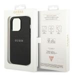 Carcasa Guess Saffiano Strap compatibila cu iPhone 14 Pro Max, Negru 9 - lerato.ro