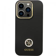 Huse si carcase iPhone 14 Pro Max, Carcasa GuessSilicone Logo Strass 4G compatibila cu iPhone 14 Pro Max, Negru, lerato.ro