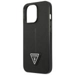Carcasa Guess Saffiano Triangle Logo compatibila cu iPhone 14 Pro Max, Negru 7 - lerato.ro