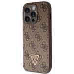 Carcasa Guess Crossbody 4G Metal Logo compatibila cu iPhone 14 Pro Max, Maro 3 - lerato.ro