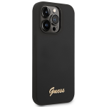 Carcasa Guess Silicone Vintage Gold Logo compatibila cu iPhone 14 Pro Max, Negru 5 - lerato.ro