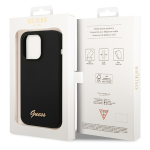 Carcasa Guess Silicone Vintage Gold Logo compatibila cu iPhone 14 Pro Max, Negru 9 - lerato.ro