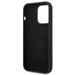 Carcasa Guess Silicone Triangle compatibila cu iPhone 14 Pro Max, Negru 8 - lerato.ro