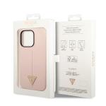 Carcasa Guess Silicone Triangle compatibila cu iPhone 14 Pro Max, Roz 9 - lerato.ro