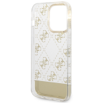 Carcasa Guess 4G Pattern Script compatibila cu iPhone 14 Pro Max, Gold 8 - lerato.ro