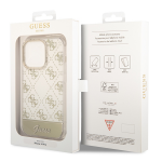 Carcasa Guess 4G Pattern Script compatibila cu iPhone 14 Pro Max, Gold 9 - lerato.ro