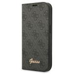 Carcasa flip cover Guess 4G Vintage Gold Logo compatibila cu iPhone 14 Plus / 15 Plus, Negru 4 - lerato.ro