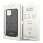 Carcasa Guess 4G Stripe compatibila cu iPhone 14 Plus / 15 Plus, Gri 9 - lerato.ro