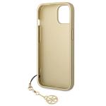 Carcasa Guess 4G Charms compatibila cu iPhone 14 Plus / 15 Plus, Maro 7 - lerato.ro