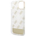 Carcasa Guess 4G Pattern Script compatibila cu iPhone 14 Plus / 15 Plus, Gold 8 - lerato.ro