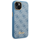 Carcasa Guess 4G Vintage Gold Logo compatibila cu iPhone 14 Plus / 15 Plus, Albastru 5 - lerato.ro