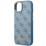 Carcasa Guess 4G Vintage Gold Logo compatibila cu iPhone 14 Plus / 15 Plus, Albastru 7 - lerato.ro