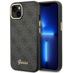 Carcasa Guess 4G Vintage Gold Logo compatibila cu iPhone 14 Plus / 15 Plus, Negru 4 - lerato.ro