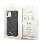 Carcasa Guess 4G Vintage Gold Logo compatibila cu iPhone 14 Plus / 15 Plus, Negru 9 - lerato.ro