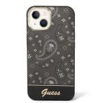 Carcasa Guess Bandana Paisley compatibila cu iPhone 14 Plus / 15 Plus, Negru 2 - lerato.ro