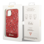 Carcasa Guess Bandana Paisley compatibila cu iPhone 14 Plus / 15 Plus, Rosu 9 - lerato.ro