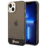 Carcasa Guess Translucent compatibila cu iPhone 14 Plus / 15 Plus, Negru 4 - lerato.ro