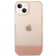 Carcasa Guess Translucent compatibila cu iPhone 14 Plus / 15 Plus, Roz