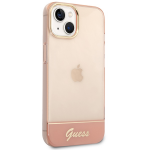 Carcasa Guess Translucent compatibila cu iPhone 14 Plus / 15 Plus, Roz 5 - lerato.ro