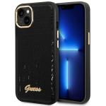 Carcasa Guess Croco Collection compatibila cu iPhone 14 Plus / 15 Plus, Negru 4 - lerato.ro