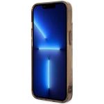 Carcasa Guess Porcelain Collection compatibila cu iPhone 14 Plus / 15 Plus, Maro 6 - lerato.ro