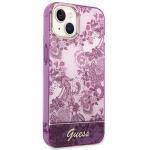 Carcasa Guess Porcelain Collection compatibila cu iPhone 14 Plus / 15 Plus, Mov 5 - lerato.ro