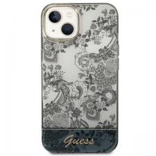 Carcasa Guess Porcelain Collection compatibila cu iPhone 14 Plus / 15 Plus, Gri