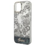 Carcasa Guess Porcelain Collection compatibila cu iPhone 14 Plus / 15 Plus, Gri 7 - lerato.ro