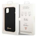Carcasa Guess Silicone Vintage Gold Logo compatibila cu iPhone 14 Plus / 15 Plus, Negru 9 - lerato.ro
