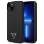 Carcasa Guess Silicone Triangle compatibila cu iPhone 14 Plus / 15 Plus, Negru 4 - lerato.ro