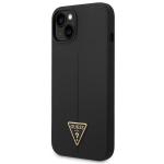 Carcasa Guess Silicone Triangle compatibila cu iPhone 14 Plus / 15 Plus, Negru 3 - lerato.ro