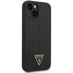 Carcasa Guess Silicone Triangle compatibila cu iPhone 14 Plus / 15 Plus, Negru 5 - lerato.ro