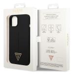 Carcasa Guess Silicone Triangle compatibila cu iPhone 14 Plus / 15 Plus, Negru 9 - lerato.ro
