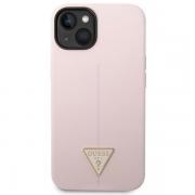 Carcasa Guess Silicone Triangle compatibila cu iPhone 14 Plus / 15 Plus, Violet