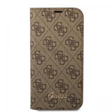 Husa flip cover Guess 4G Vintage Gold Logo compatibila cu iPhone 14 Pro, Maro